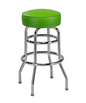 Green Metal Bar Stools