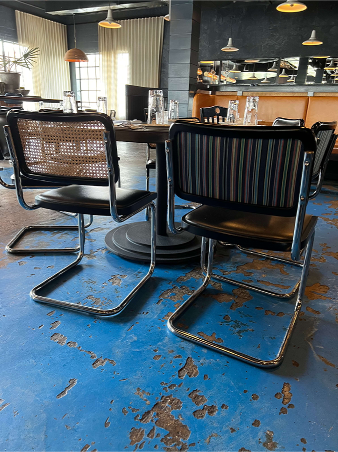 Eataly New York food hall seating