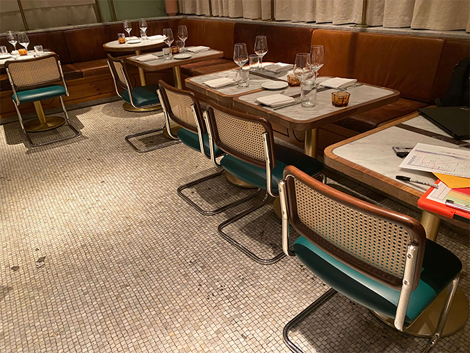 St. Archer&rsquo;s bar seating at Dodgers Stadium