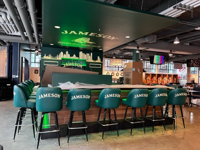 Homeslice Chicago restaurant seating